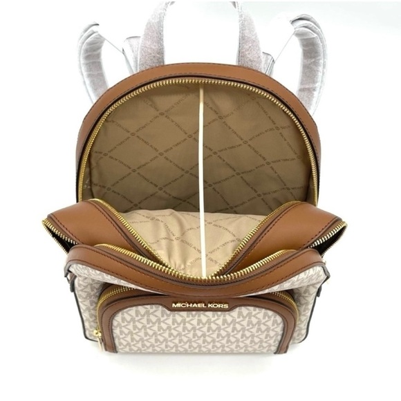 Michael Kors Jaycee Medium Zip Packet Backpack
Vanilla/Brown - Picture 8 of 11